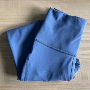 Lululemon Wunder Train High-Rise Tight with Pockets 25" Oasis Blue size 4